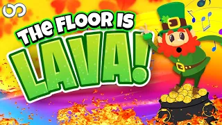 St. Patricks Day Freeze Dance ☘️ The Floor is Lava ☘️ Just Dance Brain Break for Kids