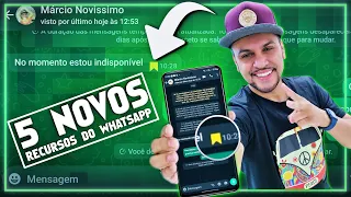 TOP 5 NOVAS FUNÇÕES do WHATSAPP