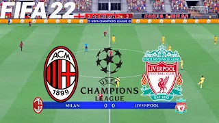 FIFA 22 | AC Milan vs Liverpool - Champions League UEFA - Full Match & Gameplay