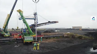 Timelapse RLT Refurbishment of stacker/reclaimer.