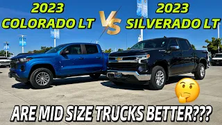 2023 Chevy Silverado LT VS 2023 Colorado LT: This Comparison Isn't As Clear Cut As You Would Think!