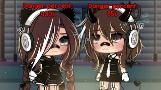 [💢] Danger Percentage [😡] meme / trend [Not OG] ~ Gacha Life / GL || — fufu..! 🦋