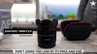 Should You Buy This Full Frame Lens?  Surprisingly Small, Cheap & Amazing | Samyang 18mm 2.8 Review