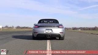 AWE Track Edition Exhaust for Porsche 718 Boxster/Cayman