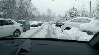 Гольяново. Снегопад 11.02.2018