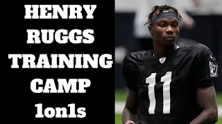 Henry Ruggs Training Camp 1on1s Breakdown