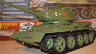 Модель танка Т-34-85 масштаб 1:16 от Eaglemoss. Обзор