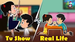 Tv Show Vs Real Life | English Moral Stories | English Animated | English Cartoon