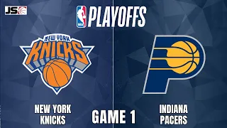 New York Knicks vs Indiana Pacers Game 1 | NBA Live Scoreboard