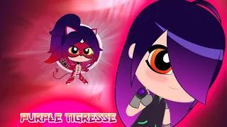 MIRACULOUS LADYBUG - Purple Tigress - Juleka 🐅Chibi Transformation!