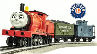 Lionel O-Gauge Thomas & Friends James LionChief Electric Model Train Set Unboxing & Review