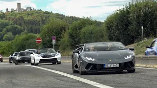 Cars Leaving Nürburgring Tankstelle - 600LT, Supra, Performante, Crazy M2's, Chaser, GTI/R, JDM etc!