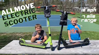 Allmove X1 Kid's Electric Scooter: Unboxing - Ride - Review!!