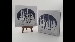 Winterkarte Weihnachtskarte