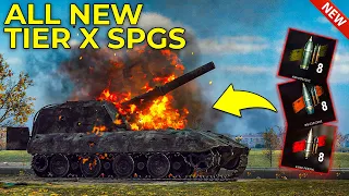 ALL REWORKED TIER 10 ARTILLERY GAMEPLAY | World of Tanks Update 1.13 Patch Review