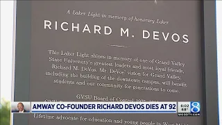 GVSU pays tribute to late Rich DeVos