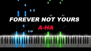 A-Ha - Forever Not Yours - Piano Tutorial