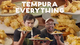 How To Make Tempura (Prawns, Pineapples, Hot Dogs...) with Erwan Heussaff and Chef Martin