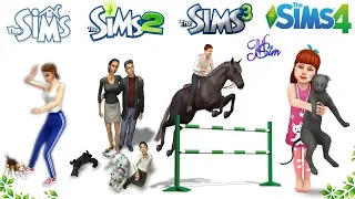 СРАВНЕНИЕ ПИТОМЦЕВ ИЗ ВСЕХ ЧАСТЕЙ ИГРЫ THE SIMS