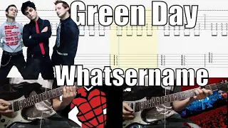 Green Day Whatsername Guitar Cover With Tab