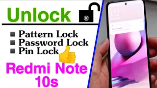 Redmi Note 10s pin Pattern Unlock | How to Reset Lock Screen Password  Redmi Note 10s Pattern remove