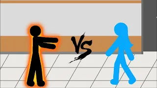 SCP-457 vs SCP-054| Sticknodes Animation