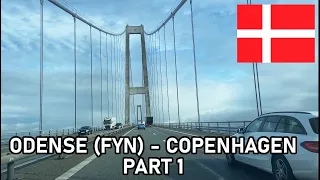 Odense to Copenhagen part 1 - Denmark 4K UHD 60fps