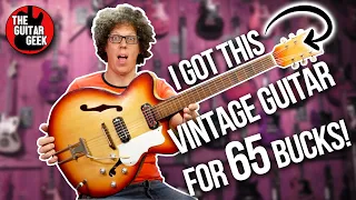 A 55 year old guitar for 65 bucks? What is it and how does it sound? Unboxing a mystery NGD