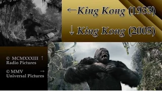 King Kong: Side-by-Side (1933 Film/2005 Film Comparison)