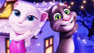 Talking Tom 🐱 Mutlu yıllar 🎄🎅  Çocuklar İçin Videolar 👶 Super Toons TV Animasyon