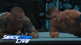 Watch slow motion footage as John Cena takes on Randy Orton: SmackDown LIVE Exclusive, Feb. 7, 2017