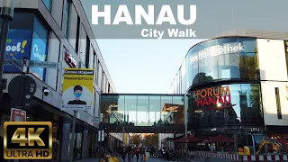 HANAU City Walk  |  4K UHD | ⛅ | 🇩🇪 | GERMANY