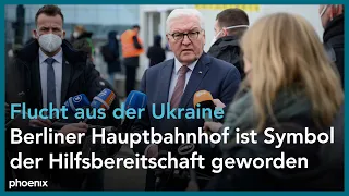 Bundespräsident Steinmeier (SPD) zur Lage von Geflüchteten aus der Ukraine am 17.03.22