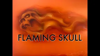 How-To Airbrush a Flaming Skull Pt.1