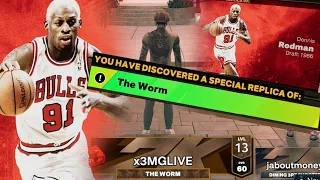 OFFICIAL NBA 2K23 REPLICA  DENNIS RODMAN AKA " THE WORM " NEW HIDDEN FEATURE NBA 2k23