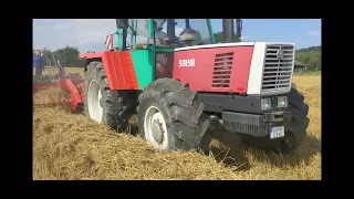 Farm Vlog #20 Strohernte 2023 mit Steyr 1400a und Welger AP 12, sowie der Claas Tucano