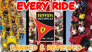 Every Ride at Ferrari World Abu Dhabi - Ranked & Reviewed | 2022