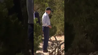 US: 'Don't jump!' Joe Biden tells reporters on Grand Canyon visit