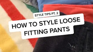 How to Style Loose Fitting Pants! #shorts