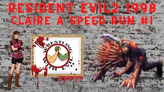Resident Evil 2 1998 Claire A Speed Run Attempt #1 (The Battle With Birkin)