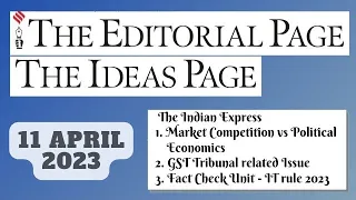 11th April 2023 | Gargi Classes The Indian Express Editorials & Idea Analysis | By R.K. Lata