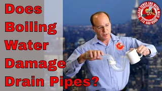 Does Boiling Water Damage Drain Pipes Or Not? A Video Demonstration