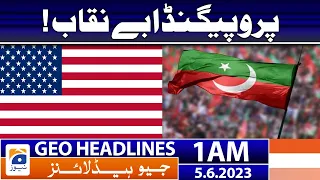 Geo News Headlines 1 AM - Propaganda exposed! | 5th June 2023
