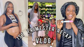 1st Trimester Recap VLOG in America | First Doctor’s Appointment | First Ultrasound Scan