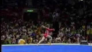 Natalia Laschenova 1988 Olympics compulsory floor