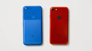 Первый Pixel и iPhone 7 в 2024 году. Кто круче?