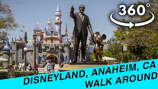 Walking Through the Magic of Disneyland, Anaheim - 360° VR Experience - Dec 2021