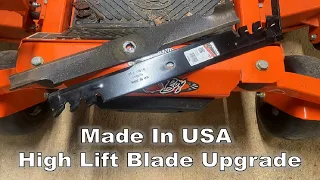 Bad Boy Mowers Blade Upgrade - Install