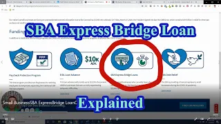 Small Business SBA Express Bridge Loan CARES ACT