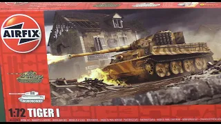 New! Airfix 1/72 Tiger 1 Tank  AO2342 Kit review